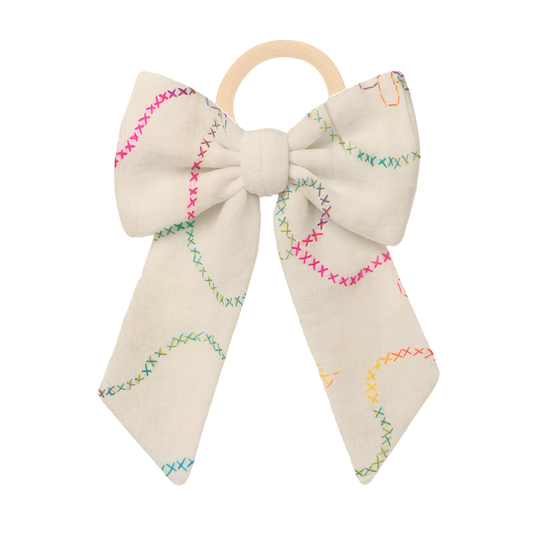 White Color Jardin Bow