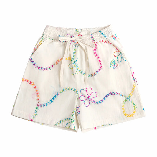 Color jardin Bermuda Shorts
