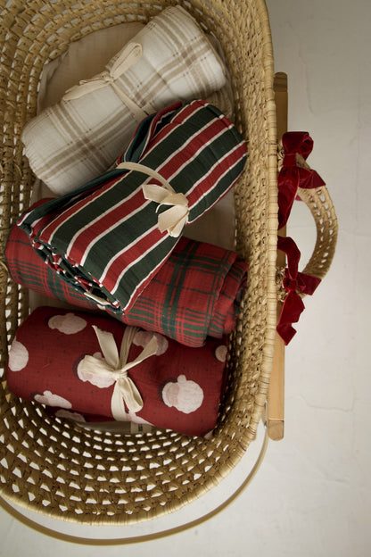 Muslin Quilt | Vintage Santa