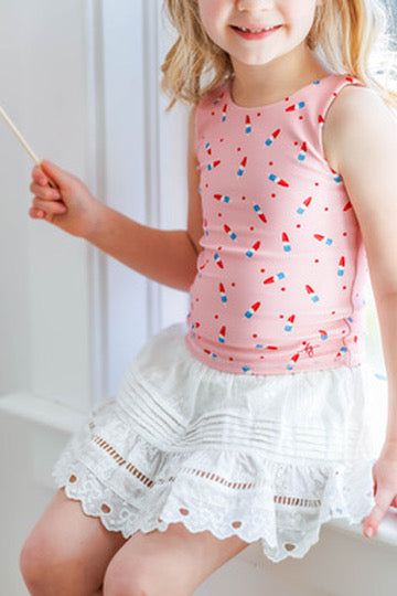 Simply Sweet Skort ~ White