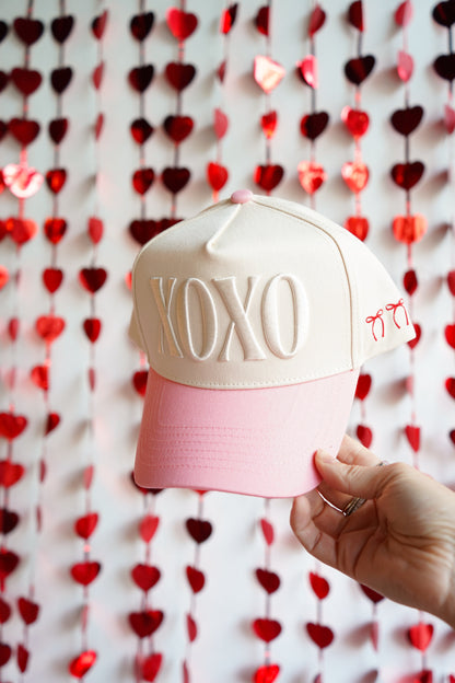 XOXO - Pink Vintage Hat