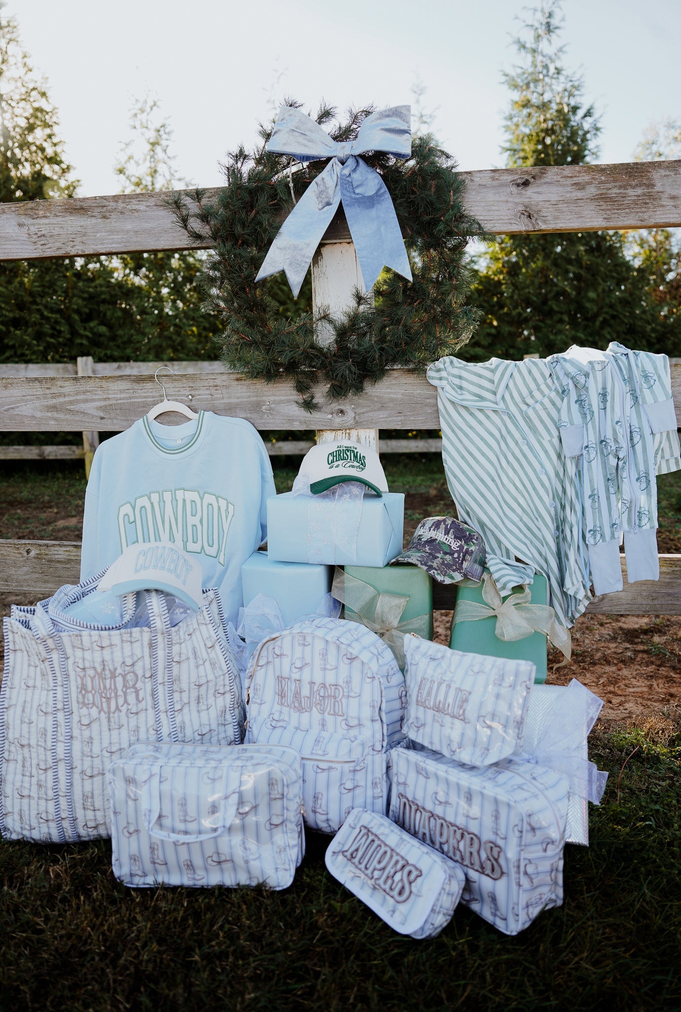 Cowboy - Baby Blue Vintage Trucker Hat