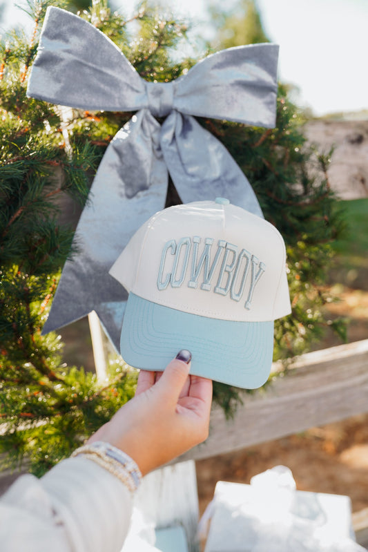 Cowboy - Baby Blue Vintage Trucker Hat