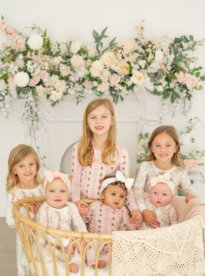 Strawberry Stripe | Two Piece Pajama Set