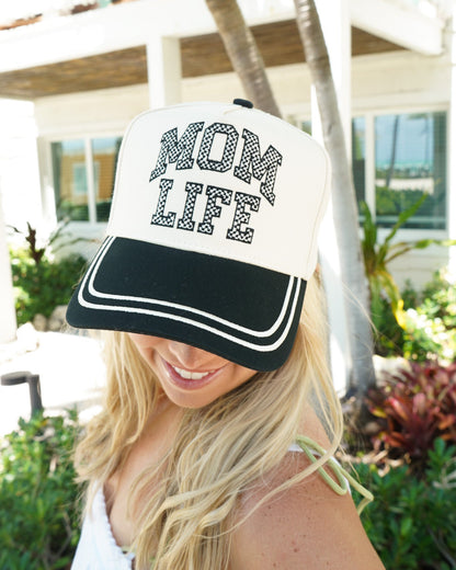 Mom Life - Black Vintage Trucker Hat