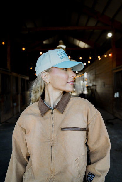 Cowboy - Baby Blue Vintage Trucker Hat