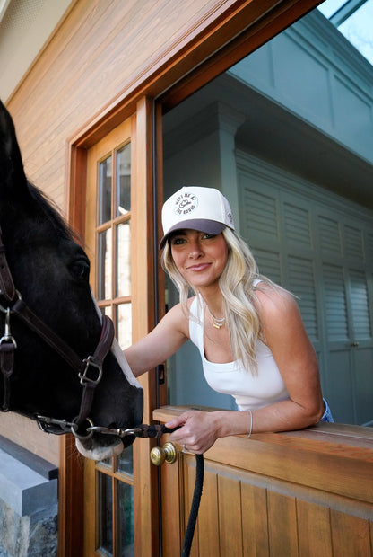Meet me at the Rodeo - Brown Vintage Trucker Hat