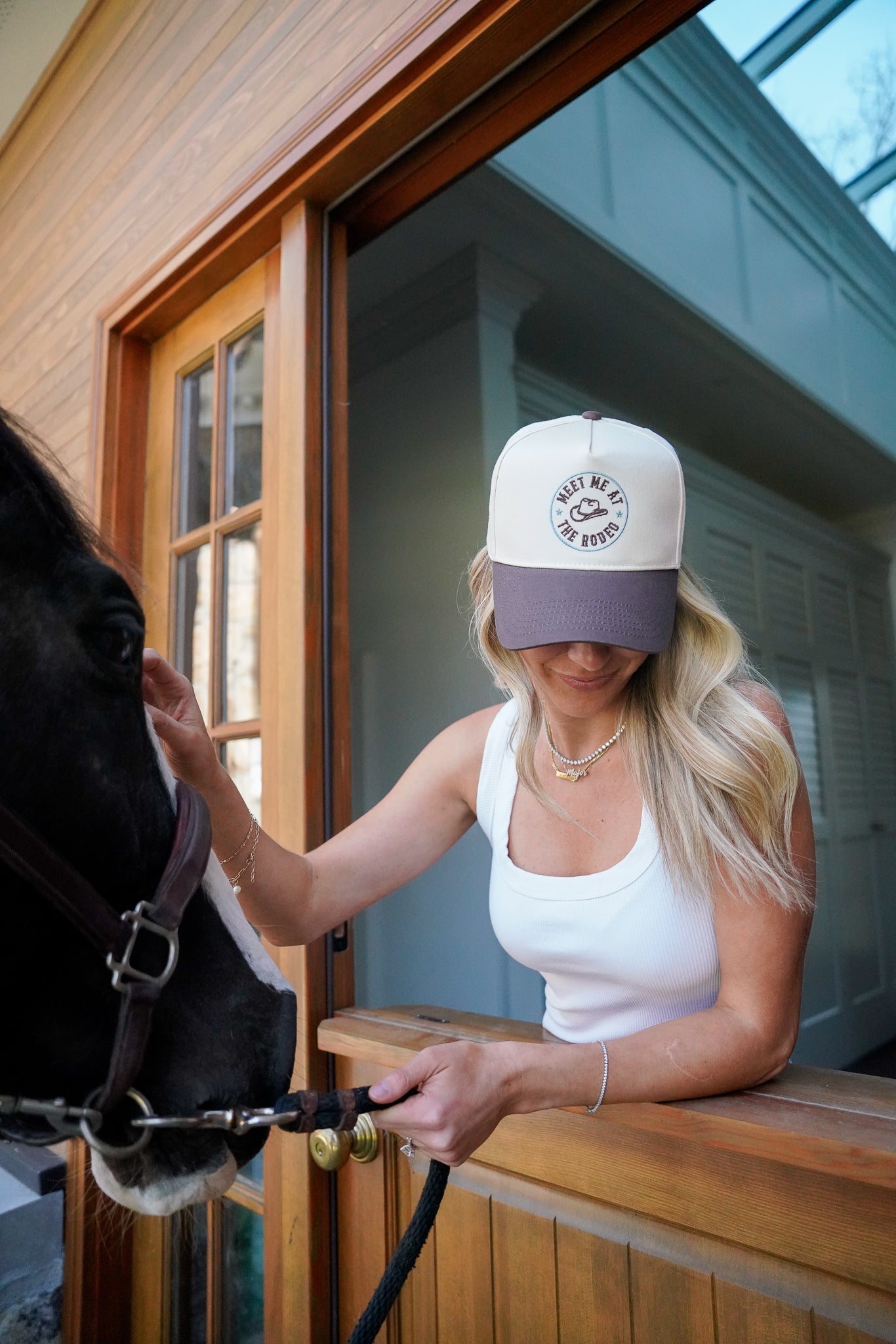 Meet me at the Rodeo - Brown Vintage Trucker Hat