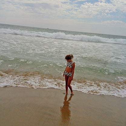 Girl's Two Piece Swimsuit | Seashells