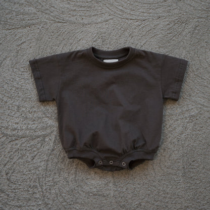 T-Shirt Romper | Espresso