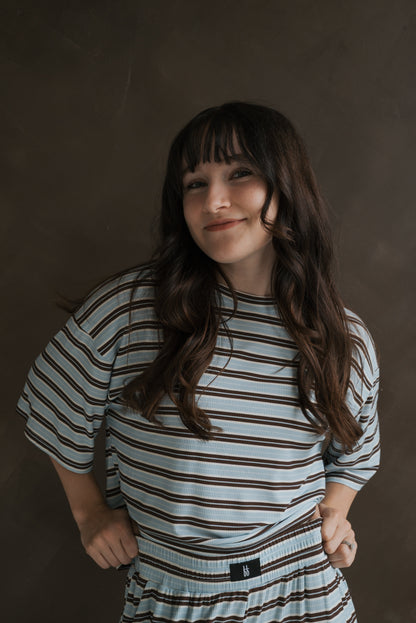 Women's Boxy Tee Lounge Set | Dean