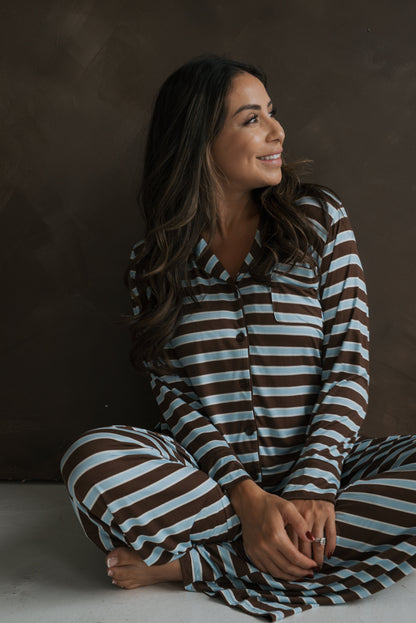 Women's Bamboo Button Up Lounge Set | Garrett