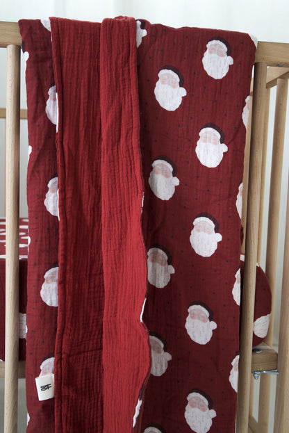 Muslin Quilt | Vintage Santa