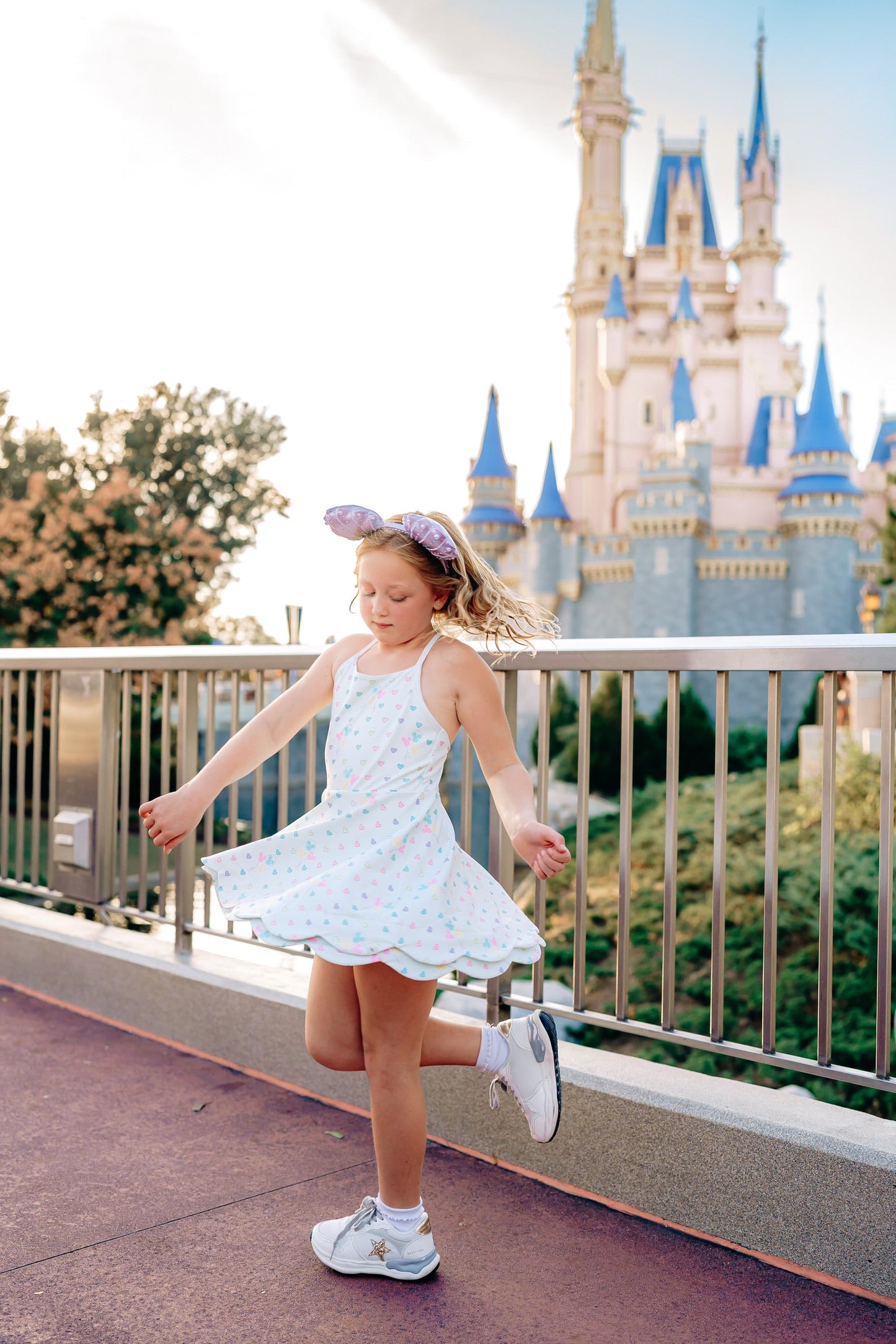 Main Street Magic Scallop Athleisure Dress