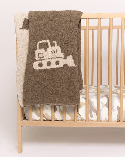 Plush Blanket | Bulldozer