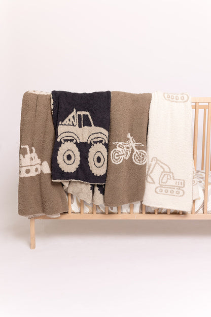 Plush Blanket | Bulldozer