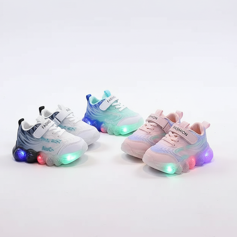 Glowing LED Light Sneakers Ages 2-6