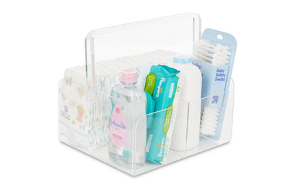 LELLOBABY™ - "Mommy Tool Box" Premium Acrylic Diaper Organizer