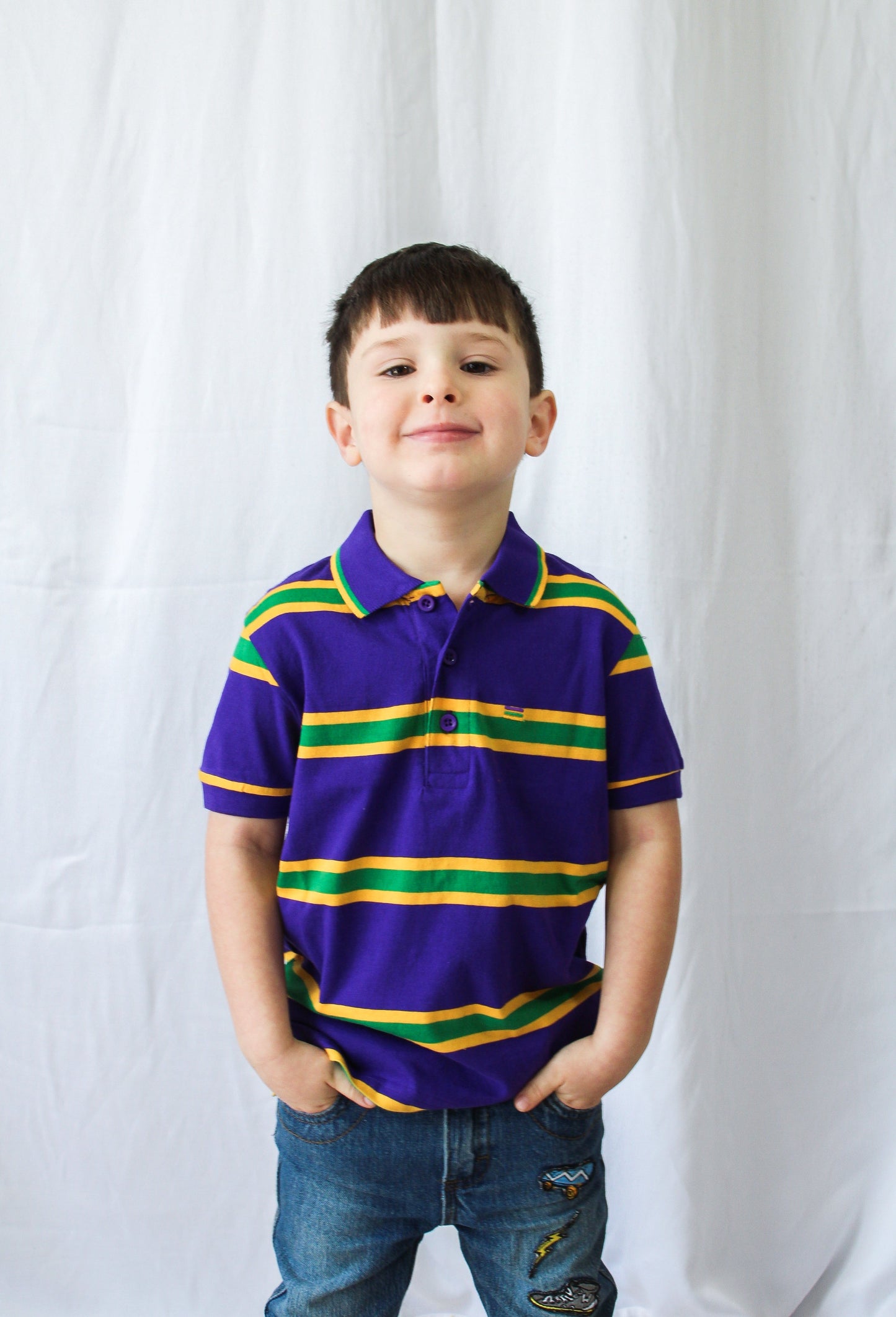 Purple Infinity Youth Short Sleeve