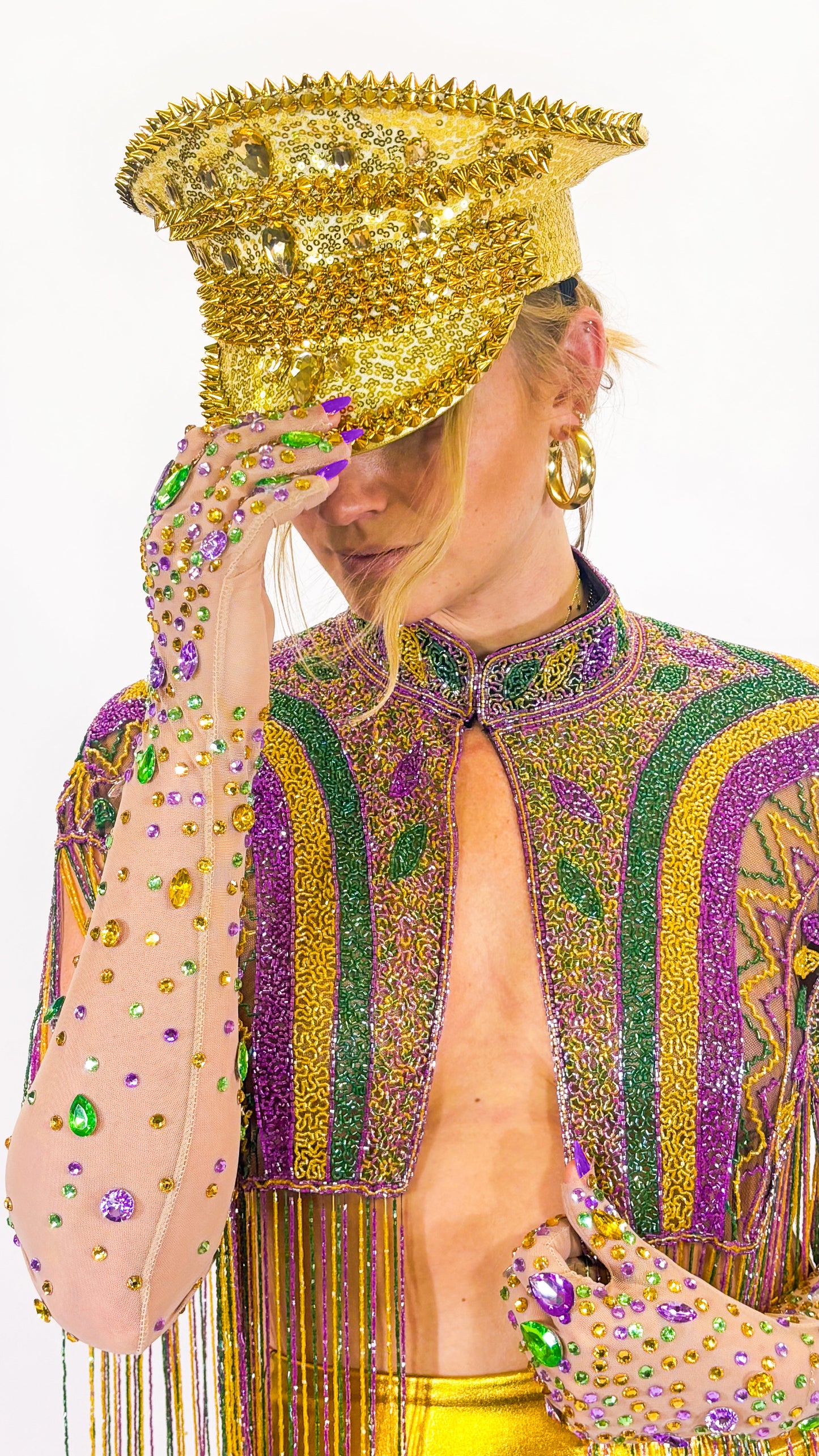 Beaded Fringe Capelet