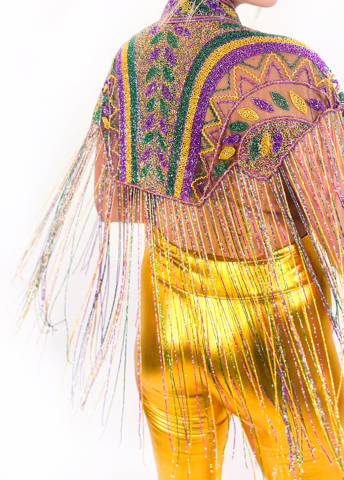 Beaded Fringe Capelet