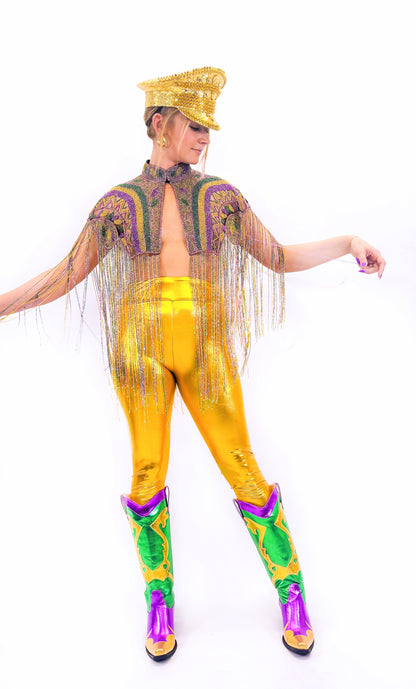 Beaded Fringe Capelet