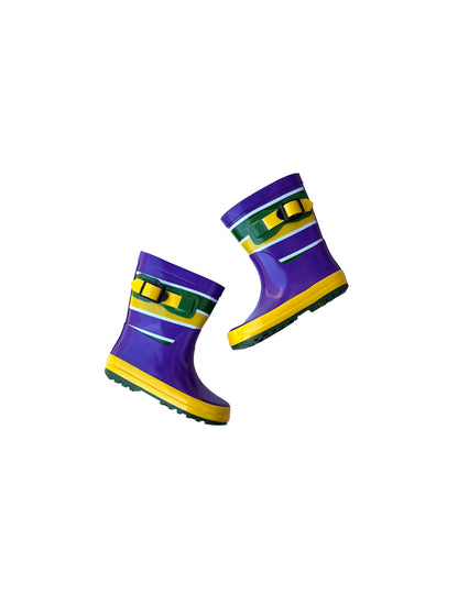 Unisex Striped Rain Boots - Toddler