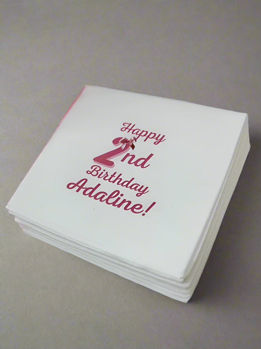 Happy Birthday Cocktail Napkins