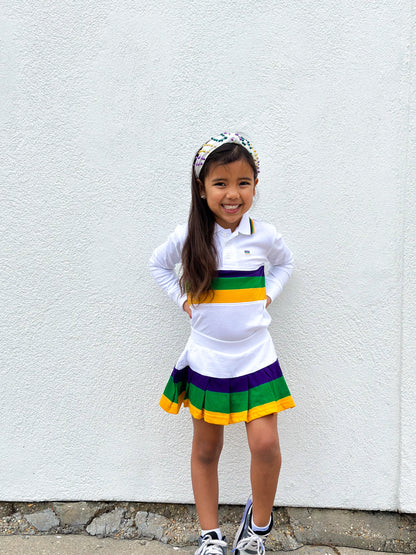 Skorts Youth Pleated - White