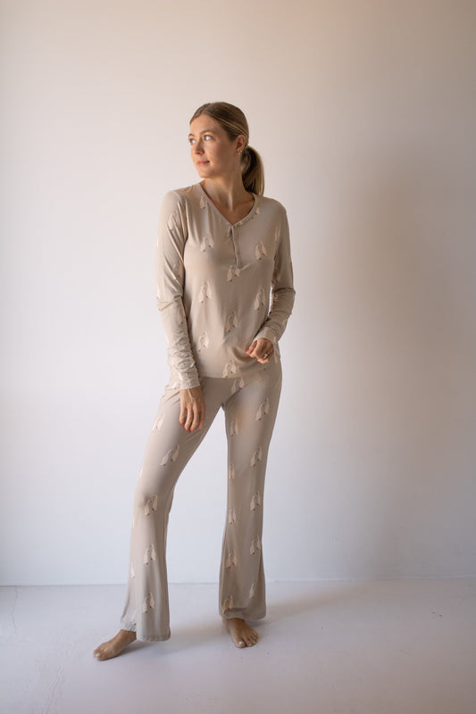 Women's Long Sleeve Bamboo Pajama | Silly Goose
