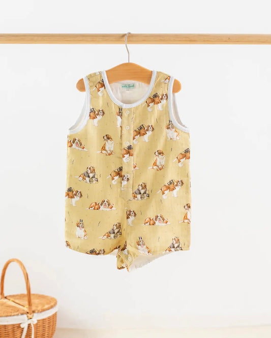 MVP Louisiana Saints Organic Muslin Shortalls