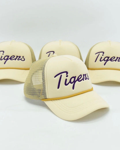 Unisex Script Tigers Adult Hat