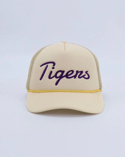Unisex Script Tigers Adult Hat