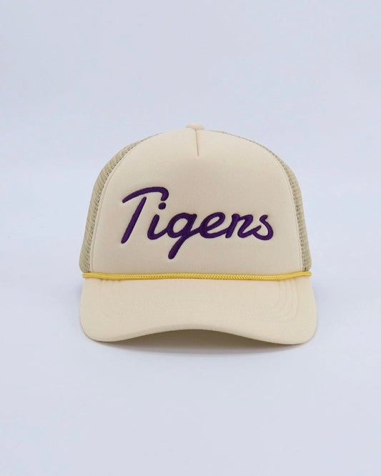 Unisex Script Tigers Adult Hat