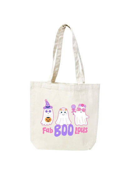 Fab-Boo-Lous Small Canvas Tote