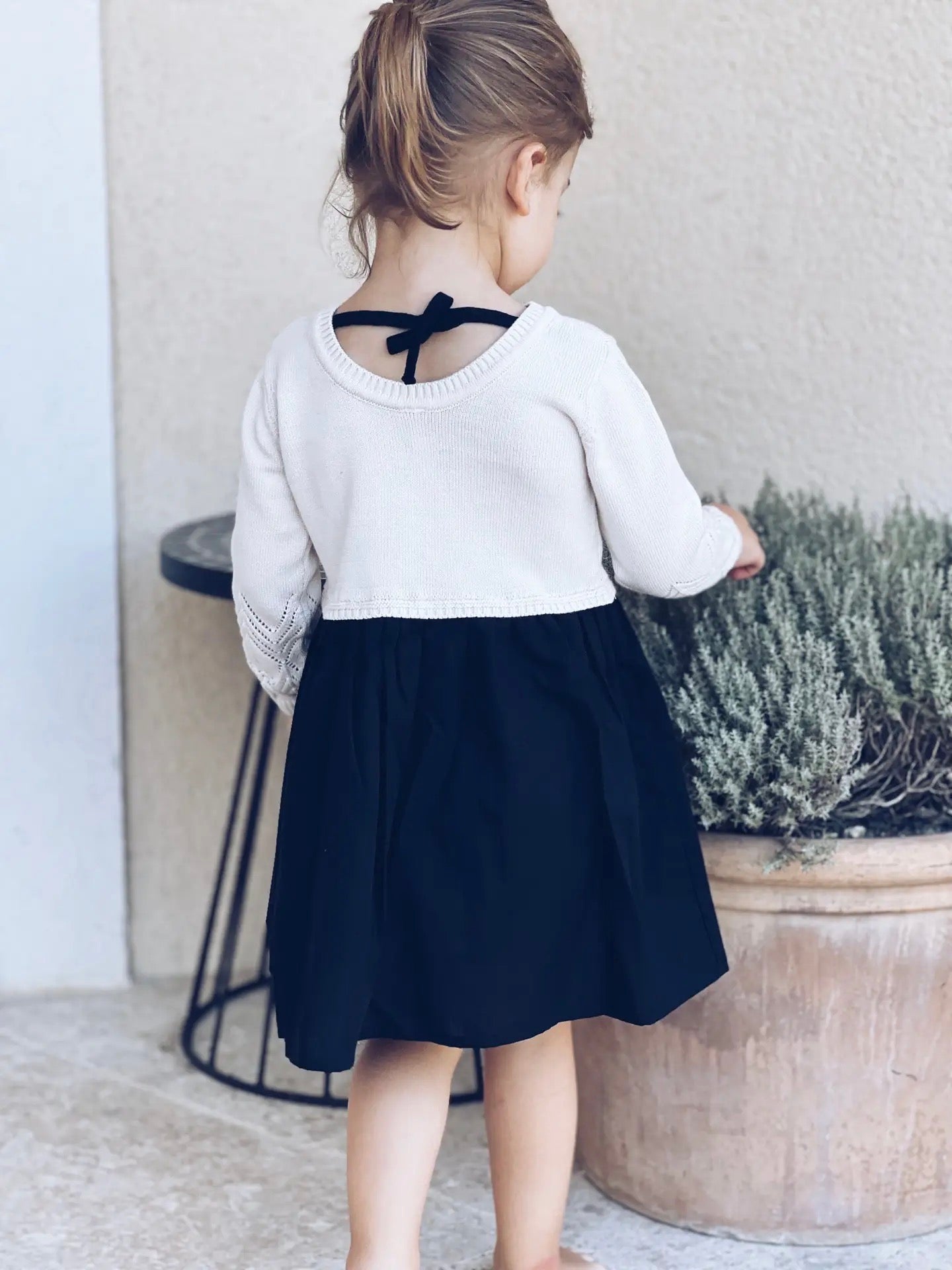 Knitted Skater Dress Little Baby Knitted Skater Dress Little Baby