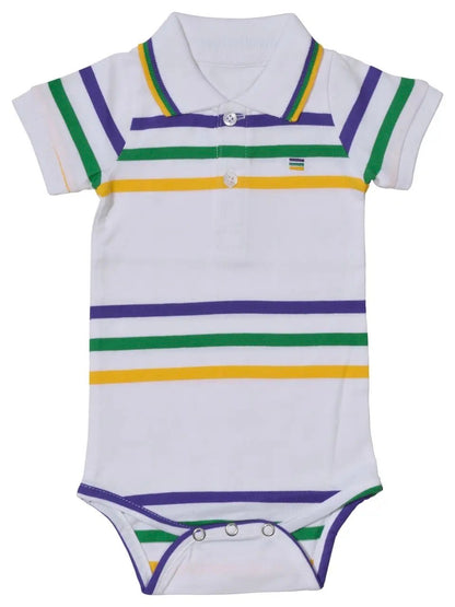 White Infinity Onesie Short Sleeve