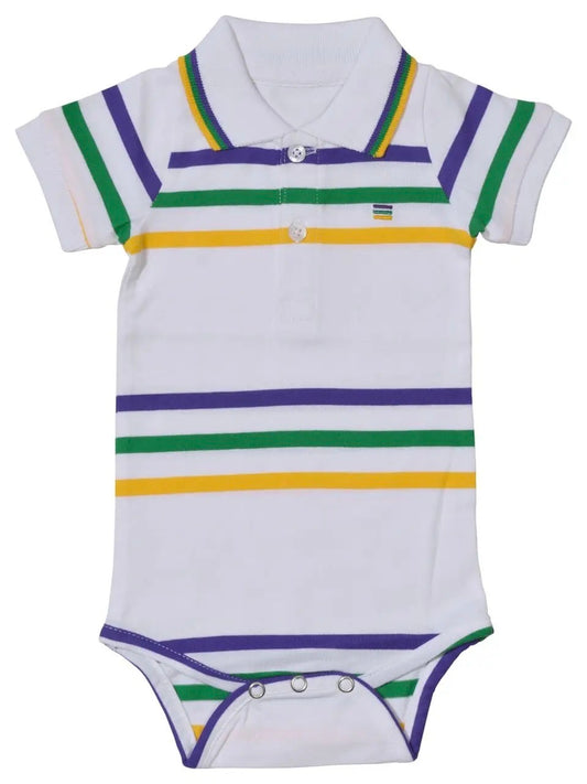 White Infinity Onesie Short Sleeve
