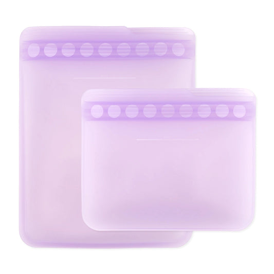 Silicone Flat Reusable Bag 2 Pack