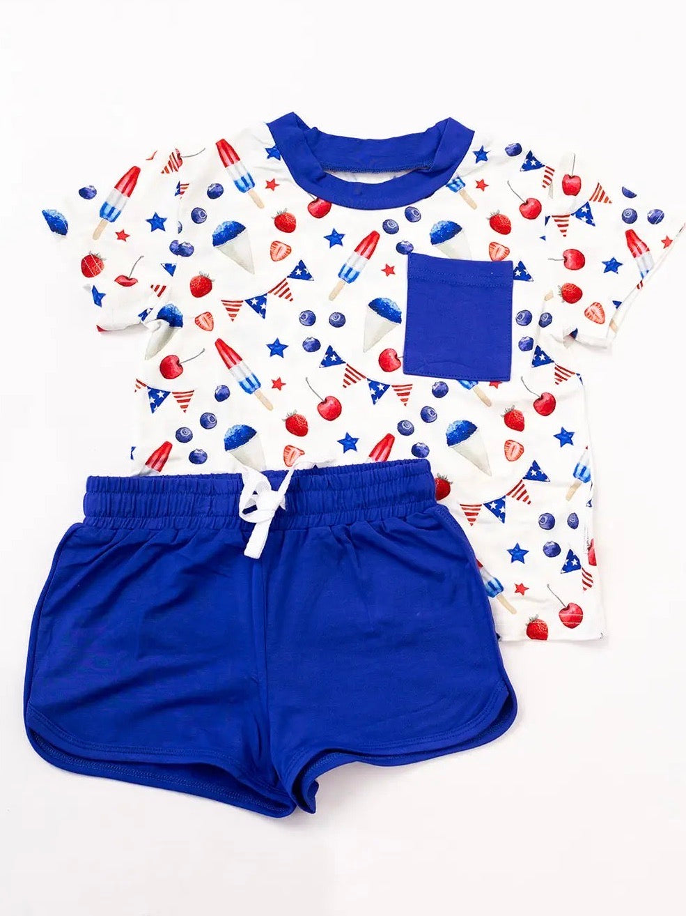 The Fourth Bamboo Varsity Short Set - T-Shirt & Shorts