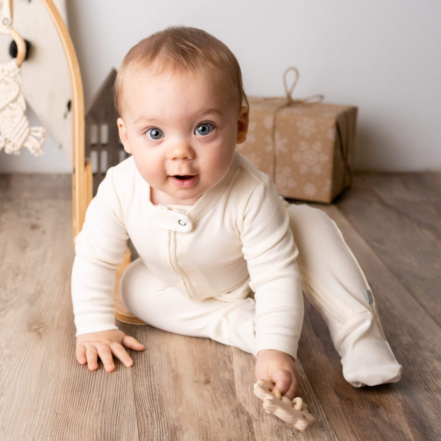 Footie Pajamas | Ivory