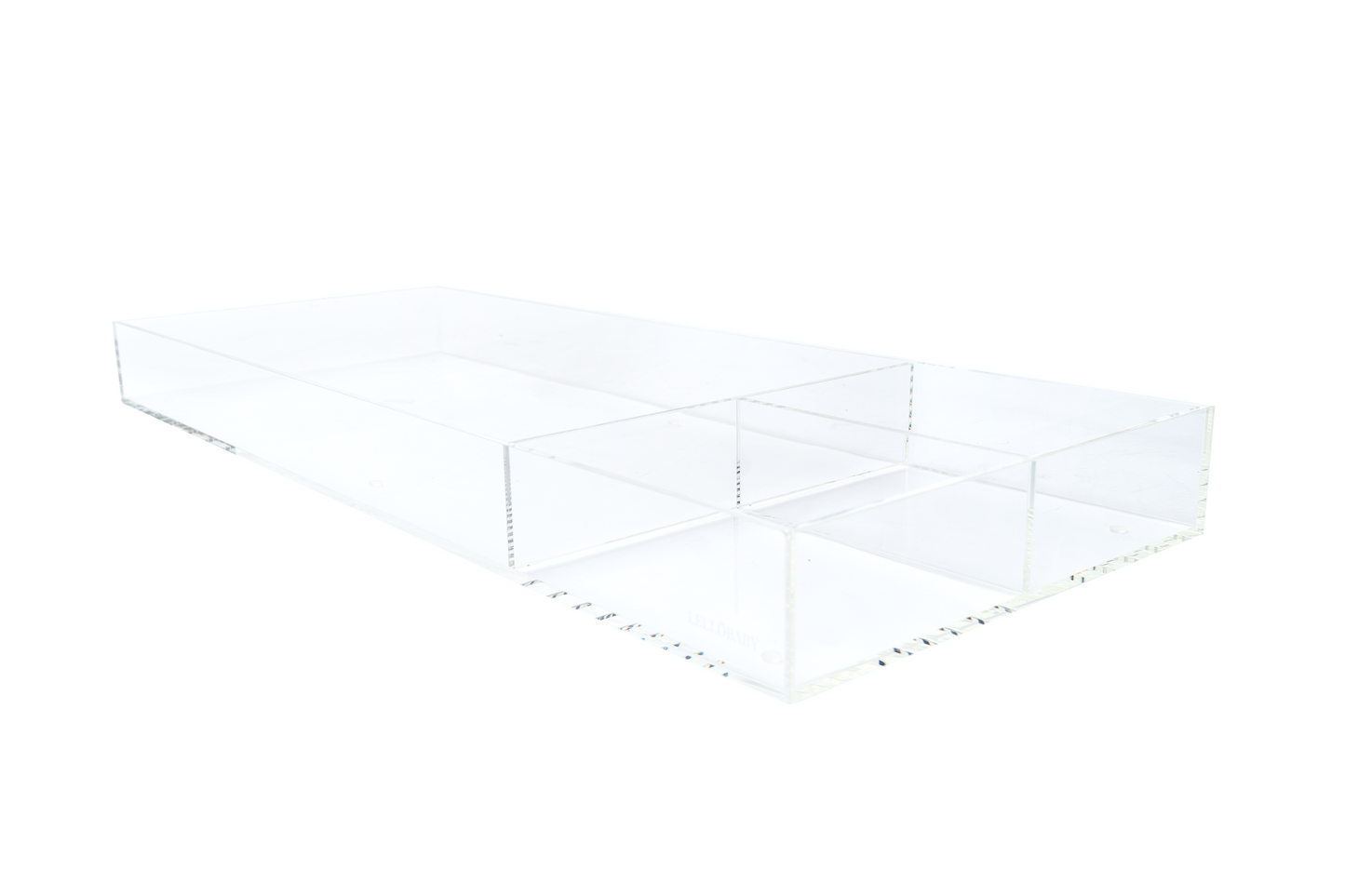 LELLOBABY™ -  8mm Thick Deluxe Edition Acrylic Diaper Changing Tray PLUS+