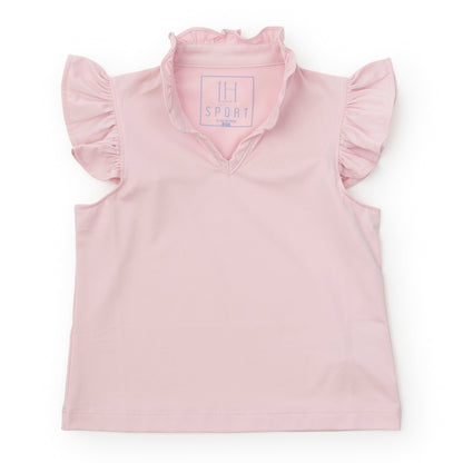 Ellie Girls' Sleeveless Performance Top | Light Pink