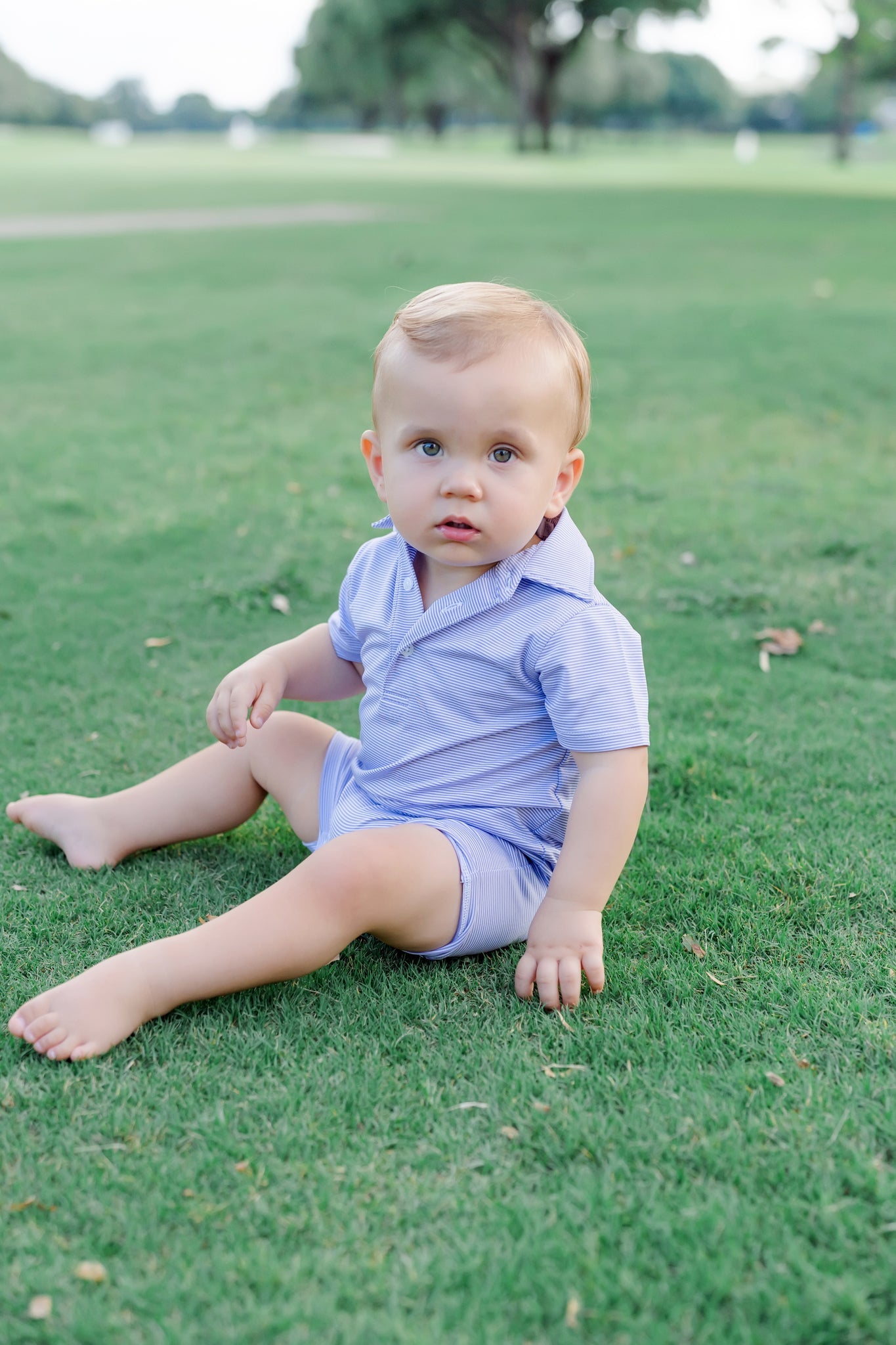 Austin Boys' Performance Shortall | Purple Stripes