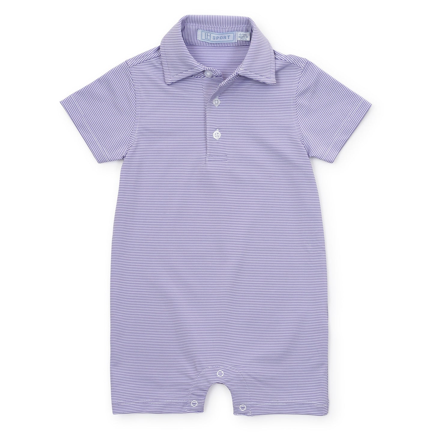 Austin Boys' Performance Shortall | Purple Stripes
