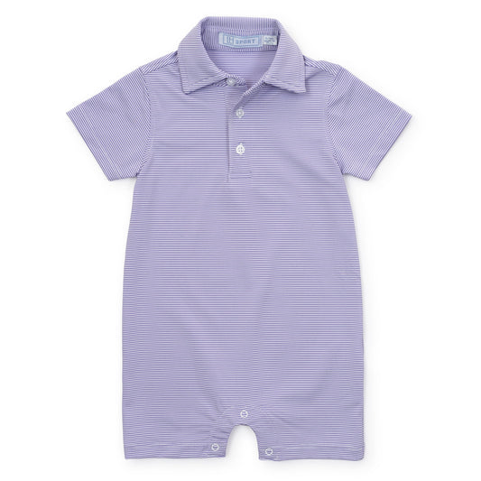 Austin Boys' Performance Shortall | Purple Stripes