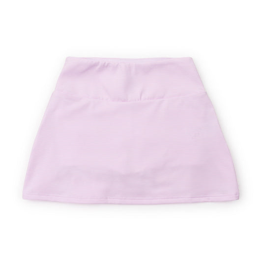 Margot Girls' Performance Skirt | Pink Stripes