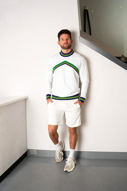Adult Chevron Ribbed Unisex Sweater