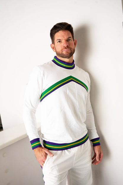 Adult Chevron Ribbed Unisex Sweater