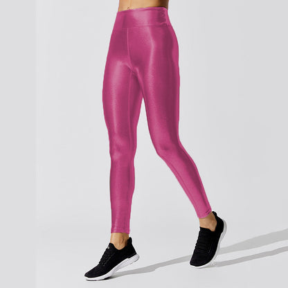 Metallic Leggings Adult - Hot Pink